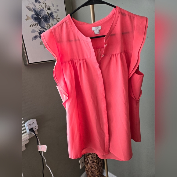 J. Crew Tops - J.Crew Top sz 10 Peach